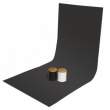 Tło plastikowe GlareOne PVC 60x130 cm czarne, lustrzane Przód