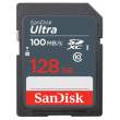 Karta pamięci Sandisk SDXC Ultra 128GB 100MB/s V30 UHS-I U3 Przód