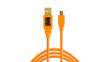  Kable USB do aparatów Tethertools KABEL USB 2.0 - Mini-B 5-Pin 4.6m pomarańczowy (CU5451-ORG) Przód