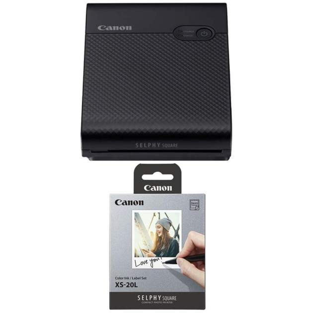 Canon Selphy Square QX10 czarna + papier XS-20L - Drukarki - Druk, montaż i  edycja - Sklep internetowy
