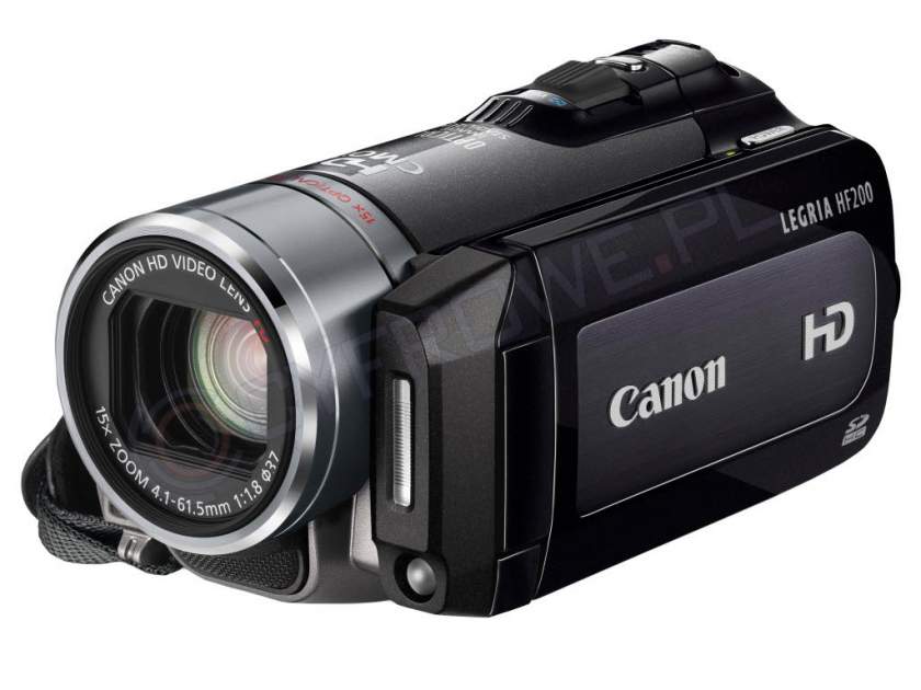 Canon LEGRIA HF200 Caméscope HD Zoom Opt. (SDHC/SD Card, 15, stabilisateur d'image