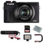 Aparat cyfrowy Canon  PowerShot G7 X Mark III czarny zestaw dla vlogerów 