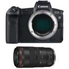 Aparat cyfrowy Canon  zestaw EOS R body bez adaptera + RF 100mm F2.8L MACRO IS USM 