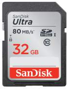 Karta pamięci Sandisk  SDHC 32 GB ULTRA 80MB/s C10 UHS-I