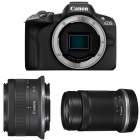 Aparat cyfrowy Canon  EOS R50 + RF-S 18-45 mm f/4.5-6.3 + RF-S 55-210 mm f/5-7.1 IS STM + Canon Cashback 200 zł