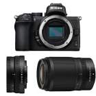 Aparat cyfrowy Nikon  Z50 + ob. 16-50 mm DX + ob. 50-250 mm DX