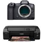 Aparat cyfrowy Canon  EOS R5 + Drukarka Canon imagePROGRAF PRO-300, format A3+ 