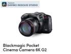 Kamera cyfrowa Blackmagic  Kamera Pocket Cinema 6K G2