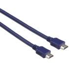  Hama  kabel HDMI 2,5m niebieski