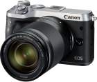Canon Aparat cyfrowy EOS M6 srebrny  + ob. 18-150 IS STM czarny
