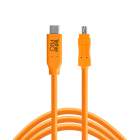  Tethertools  KABEL USB-C 2.0 Mini-B 8-Pin 4.6m pomarańczowy (CUC2615-ORG)