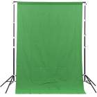Tło materiałowe GlareOne  materiałowe Green Screen Backdrop 1.8x3 m - zielone