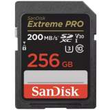 Sandisk SDXC EXTREME PRO 256GB 200MB/s V30 UHS-I U3