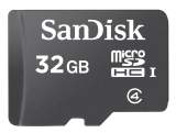 Sandisk microSDHC 32 GB + adapter SD