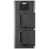 Newell dwukanałowa DL-USB-C do akumulatorów NP-F550/770/970