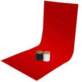 GlareOne PVC 60x130 cm czerwone