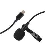 Puluz Mikrofon Jack Lavalier z klipsem 1,5m USB-C PU425 