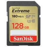 Karta pamięci Sandisk SDXC EXTREME 128GB 180MB/s V30 UHS-I U3