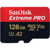 Sandisk microSDXC 128GB EXTREME PRO 170MB/s UHS-I U3 C10 V30 A2 + adapter SD