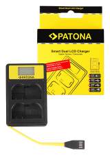 Ładowarka Patona USB  Smart Dual LCD do Nikon EN-EL15 ENEL15