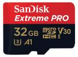 Sandisk microSDHC 32 GB EXTREME PRO 100MB/s A1 C10 V30 UHS-I U3 + adapter SD