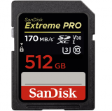 Karta pamięci Sandisk SDXC EXTREME PRO 512 GB 170MB/s· V30 UHS-I U3