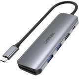 Unitek USB-C 2xUSB 3.1 PD 100W SD microSD HDMI