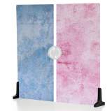 V-Flat World Duo Boards Różowy tynk/niebieskie drzwi do stodoły