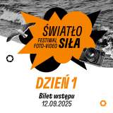 Cyfrowepl Bilet wstępu na festiwal ŚwiatłoSiła 2025 - dzień I - 12 września 2025