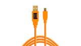 Tethertools KABEL USB 2.0 - Mini-B 5-Pin 4.6m pomarańczowy