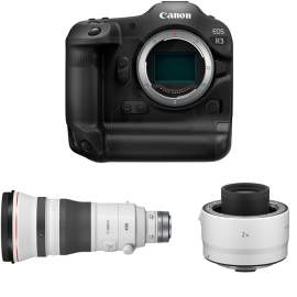 Canon EOS R3 body + RF 400 mm f/2.8 + konwerter RF 2X 