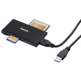 Hama Multi USB 3.0 SD/mSD/CF/MS czarny - Outlet