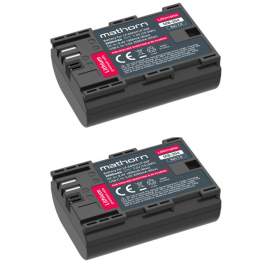 Mathorn Zestaw MB-204 Ultimate 2600mAh 8A USB-C - zamiennik LP-E6NH/E6P 2szt