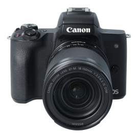 Canon EOS M50  + ob. EF-M 18-150 mm czarny s.n. 913040001136-822113100335