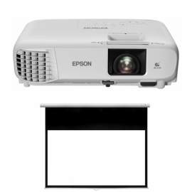 Epson EH-TW740 plus FENIKS 203x114 cm Matt Grey HD 16:9