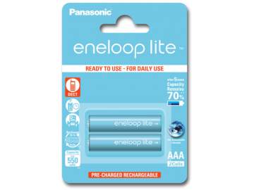 Panasonic Eneloop LITE AAA 550 mAh 3000 cykli 2szt. 