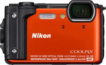 Nikon Coolpix W300 pomarańczowy + plecak 