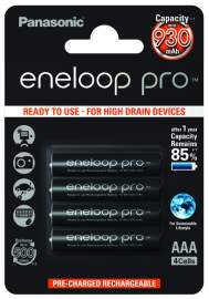 Panasonic Eneloop PRO AAA 930 mAh 500 cykli 4szt