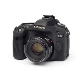 EasyCover osłona gumowa dla Canon 80D czarna
