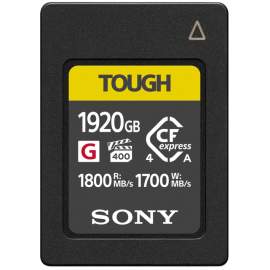Sony CF Express 1920GB typu A TOUGH 1800MB/s (odczyt) i 1700 MB/s (zapis), VPG400