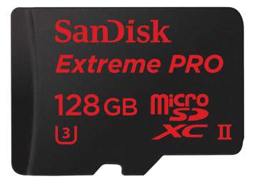 Sandisk microSDXC 128 GB EXTREME PRO 275 MB/ sC10 UHS-II U3 + czytnik USB 3.0