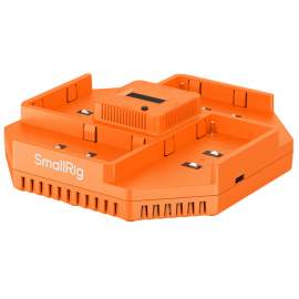 Smallrig czterokanałowa do akumulatorów z serii NP-F, pomarańczowa [4837]