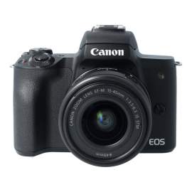 Canon EOS M50  + ob. EF-M 15-45 mm czarny s.n. 853038004043 / 763208025647