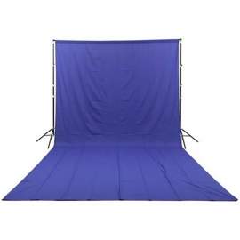 GlareOne materiałowe Blue Screen Backdrop 3x6 m - niebieskie