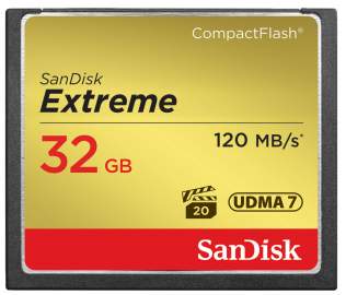 Sandisk CompactFlash EXTREME 32 GB 120 MB/s 