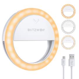 BlitzWolf Lampa pierścieniowa BW-SL0 Pro, LED