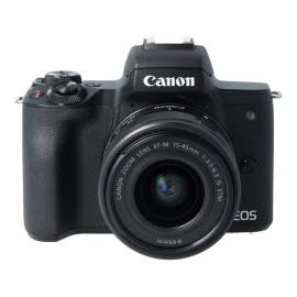 Canon EOS M50  + ob. EF-M 15-45 mm czarny s.n. 213030009936/963208050530