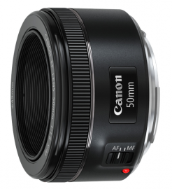 Canon 50 mm f/1.8 EF STM  - cashback 55 zł 