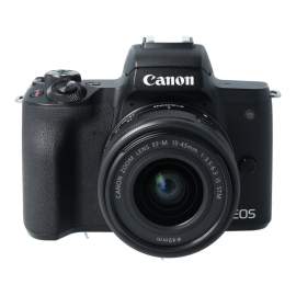 Canon EOS M50 Mark II czarny + 15-45 mm f/3.5-6.3 s.n. 123051003705/053208010154