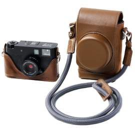 Smallrig Zestaw skórzanego etui do FUJIFILM X half, brązowy [5218]